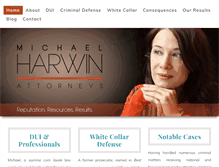Tablet Screenshot of michaelharwinlaw.com